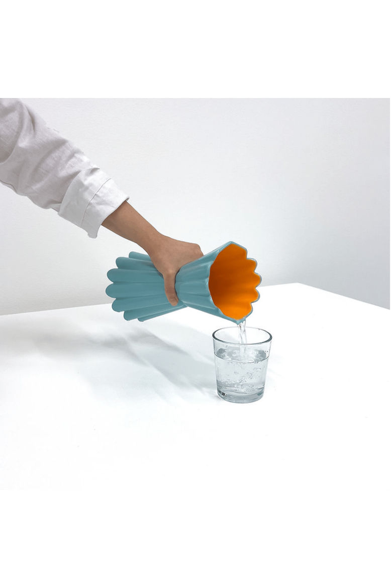 Petal Jug & Vase, Alternate, color, Blue