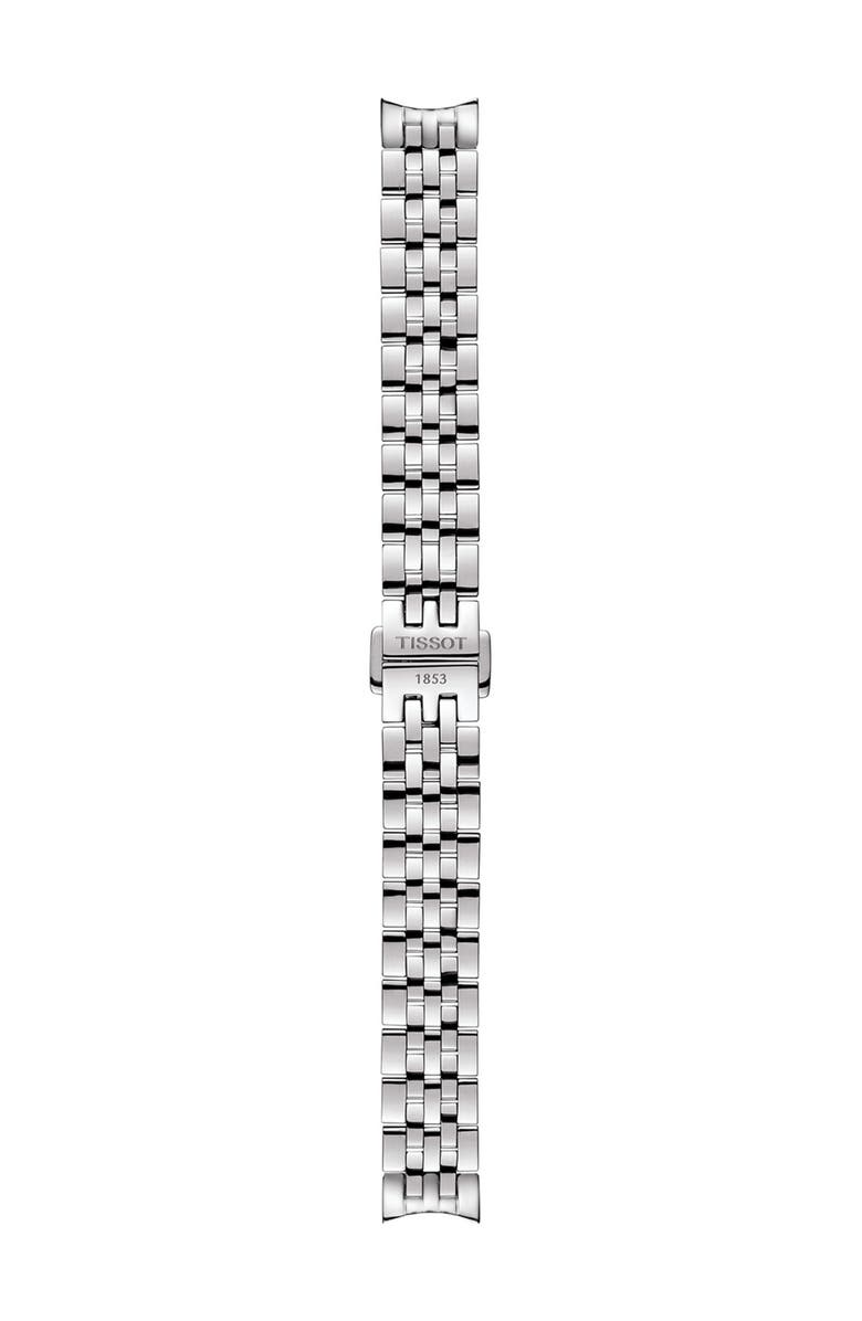 Tissot Le Locle Automatic Lady Diamond Dial Bracelet Watch, 25mm, Alternate, color, Silver/ Black/ Silver