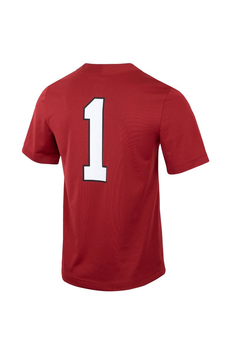 Nike Men's Nike #1 Cardinal Stanford Cardinal Untouchable Football Jersey, Alternate, color, Cardinal