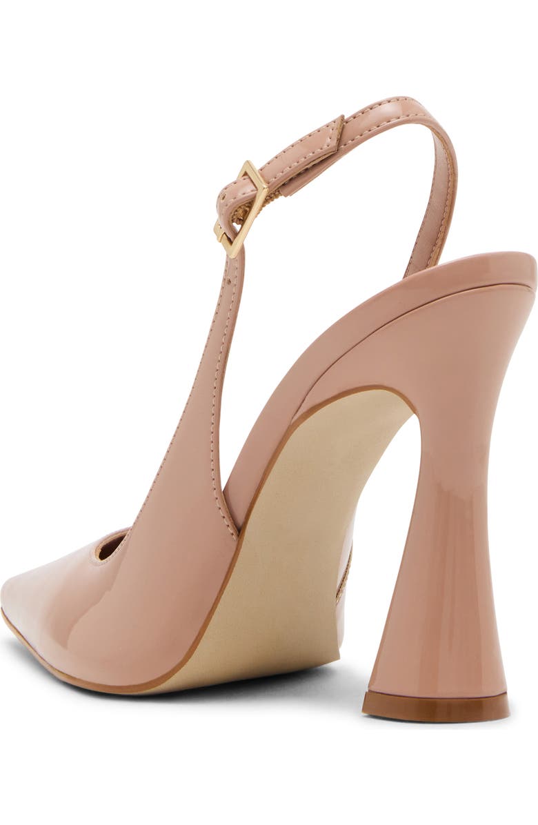 Steve Madden Blare Slingback Pointed Toe Pump, Alternate, color, Blush Patent