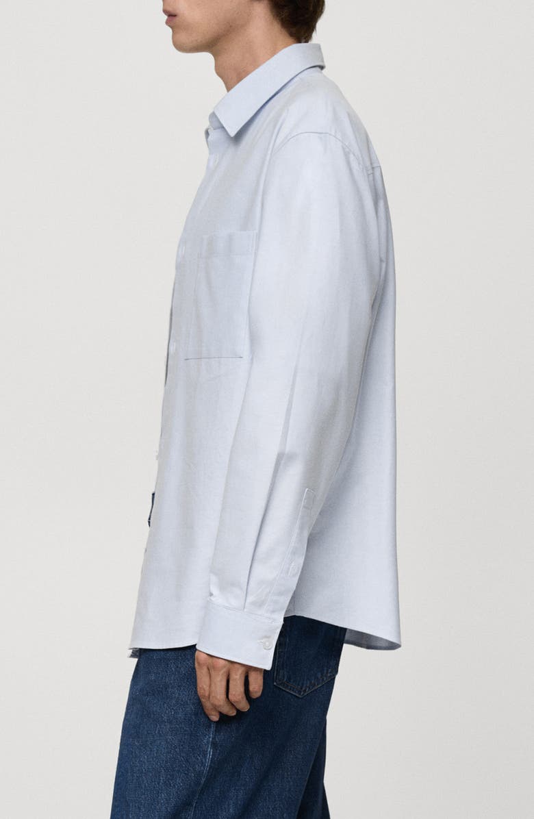 MANGO Regular Fit Oxford Button-Up Shirt, Alternate, color, 