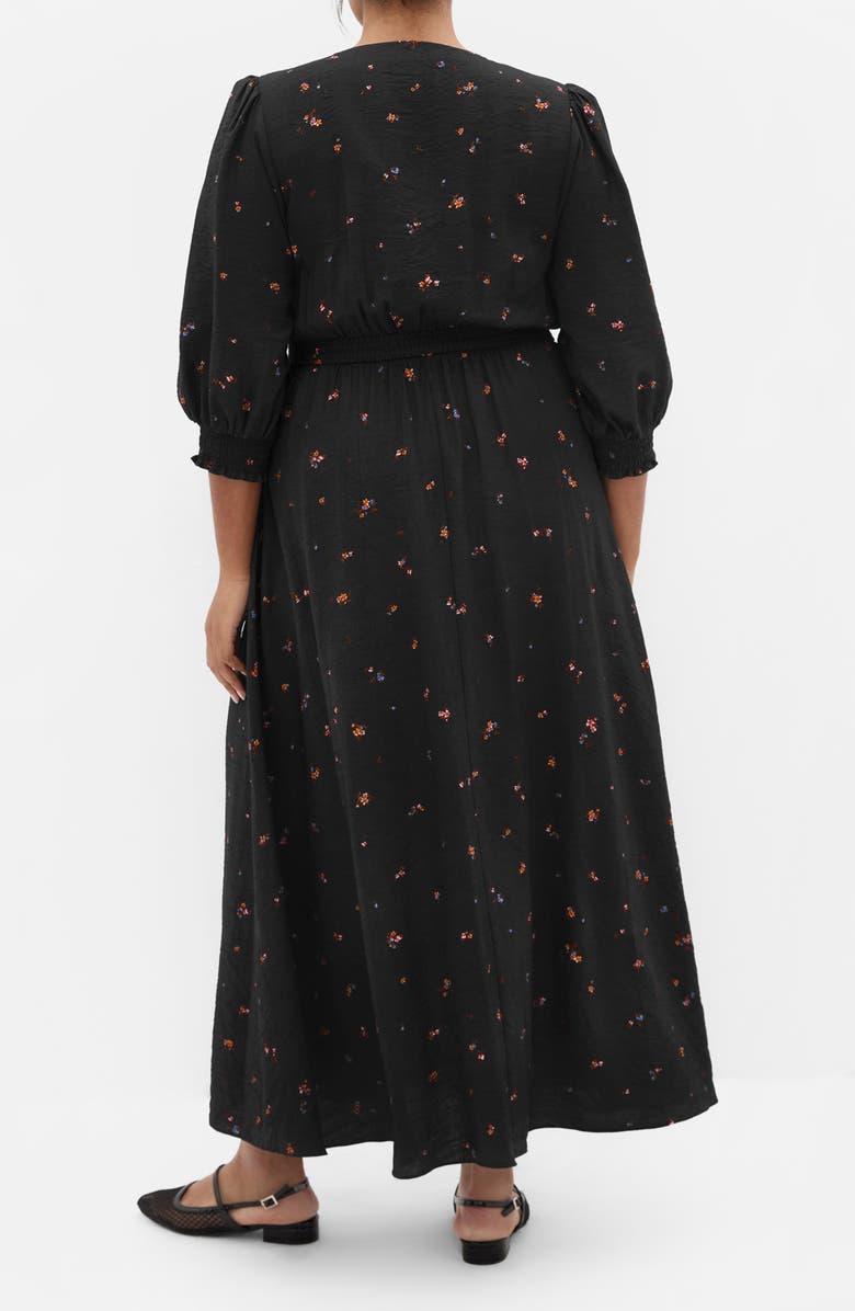 City Chic Jolene Floral Maxi Dress, Alternate, color, Baby Ditsy