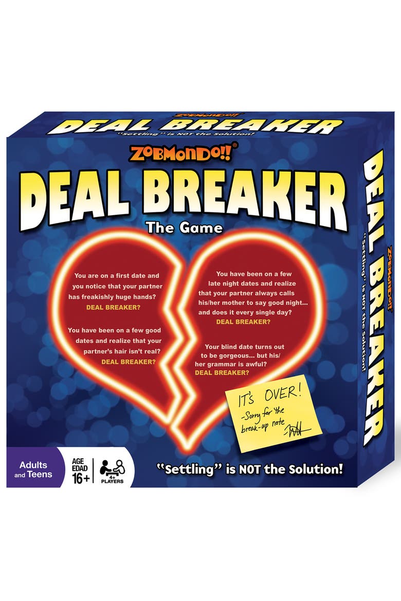 Deal Breaker Card Game by Zobmondo!! Adult party dating card game, Main, color, Multicolored