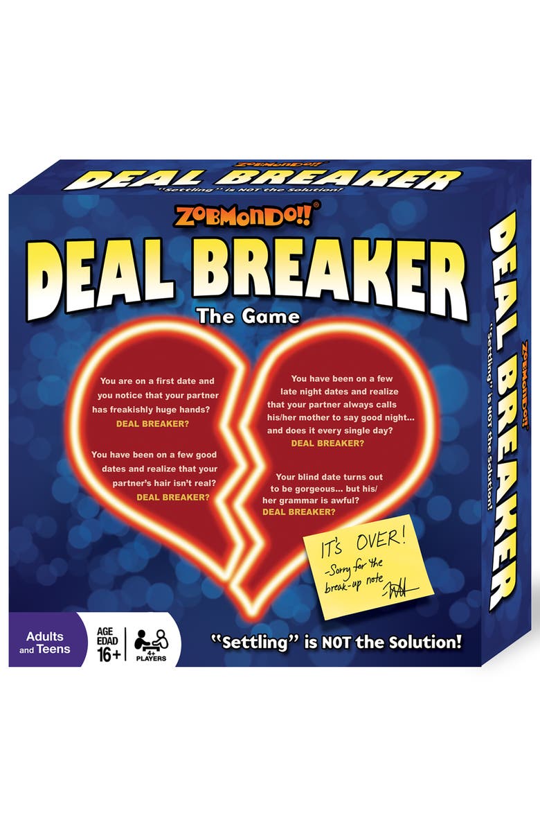 Zobmondo!! Deal Breaker Card Game by Zobmondo!! Adult party dating card game, Main, color, Multicolored