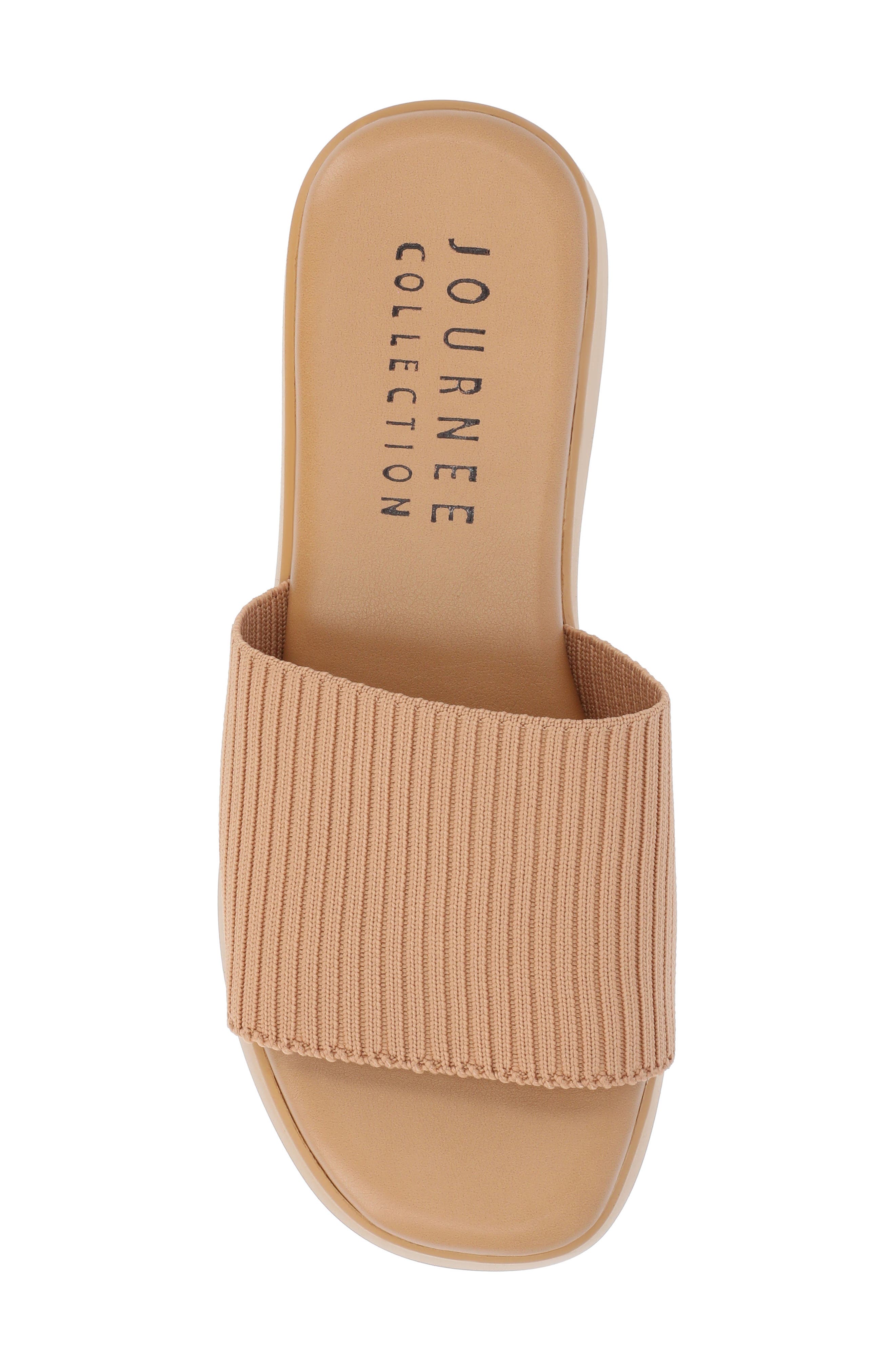 Journee Collection Emani Sandal, Alternate, color, Tan