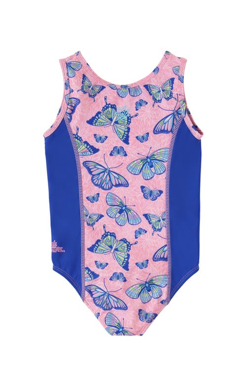 Uv Skinz 2pc Swimsuit Shrug Set In Blue