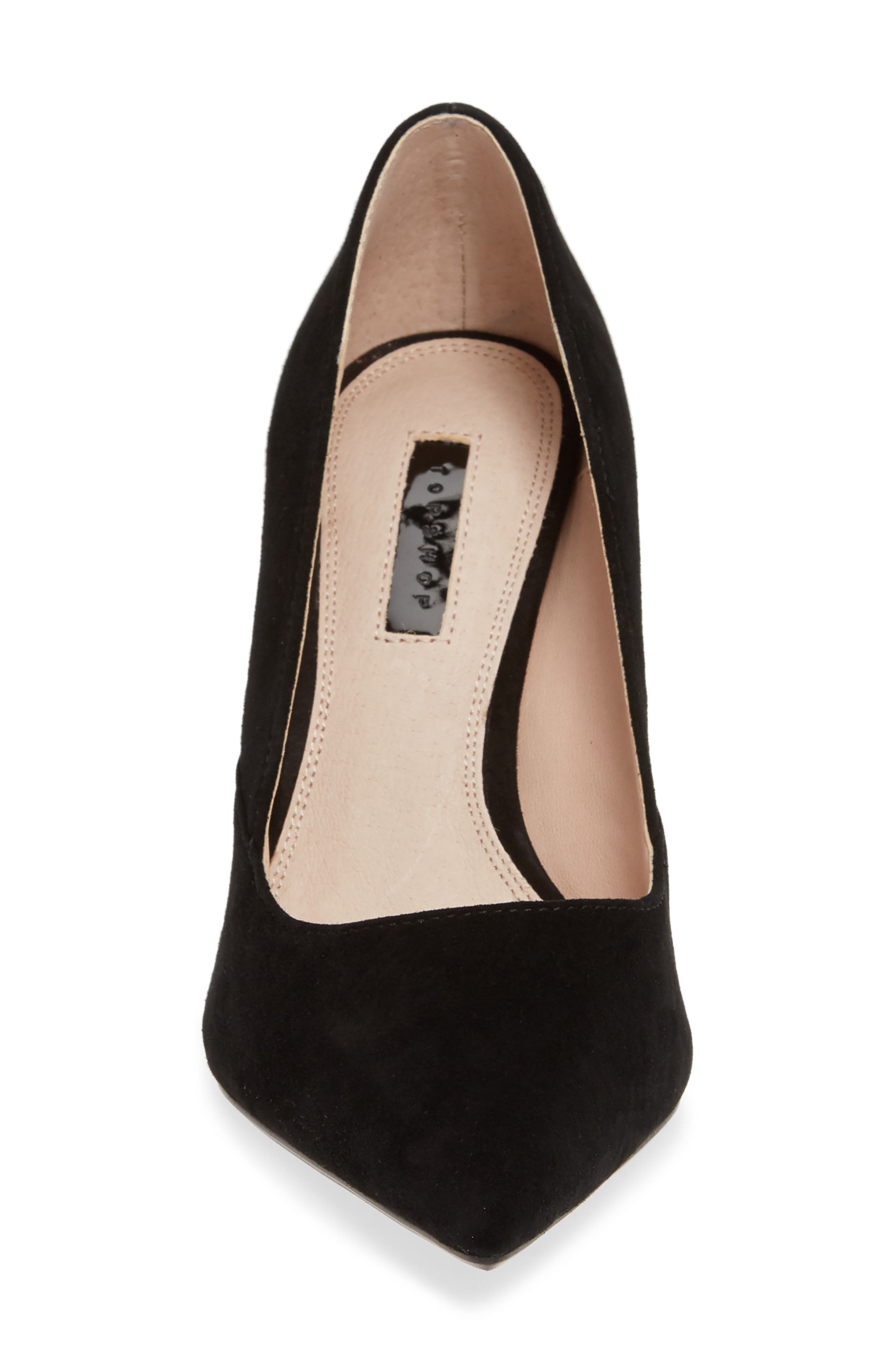 Topshop Gigi Skinny Heel Pump, Alternate, color, 