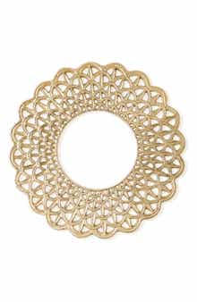 Scalloped Lattice Aluminum Charger