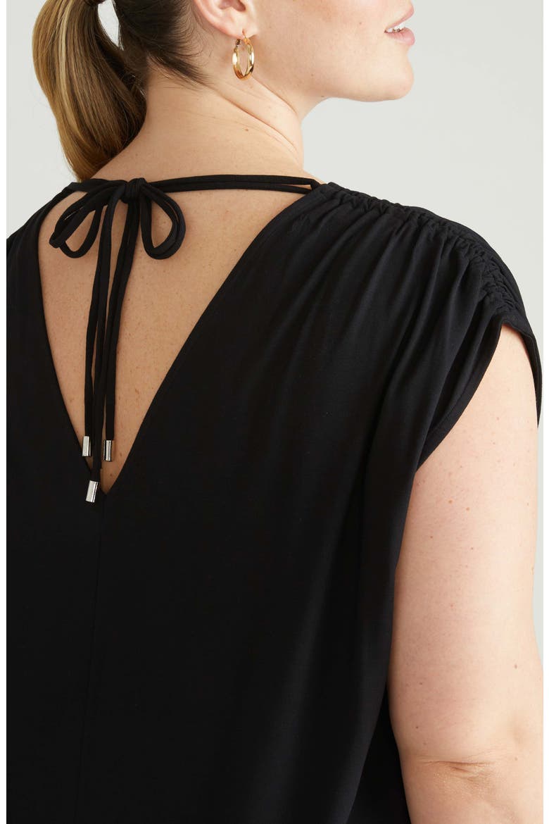 Kris Divine Jersey Maxi Dress, Alternate, color, BLACK