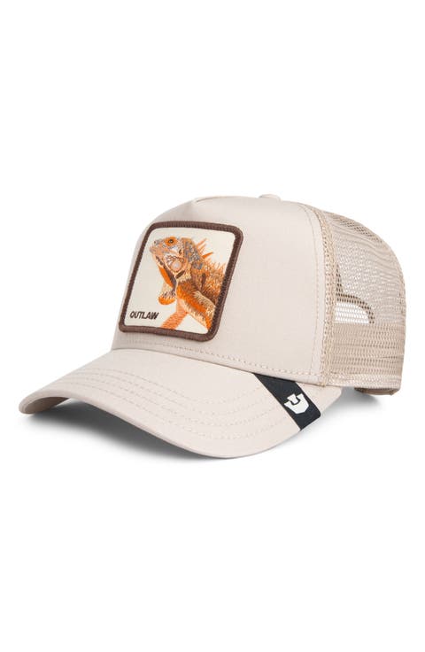 The Outlaw Lizard Patch Trucker Hat