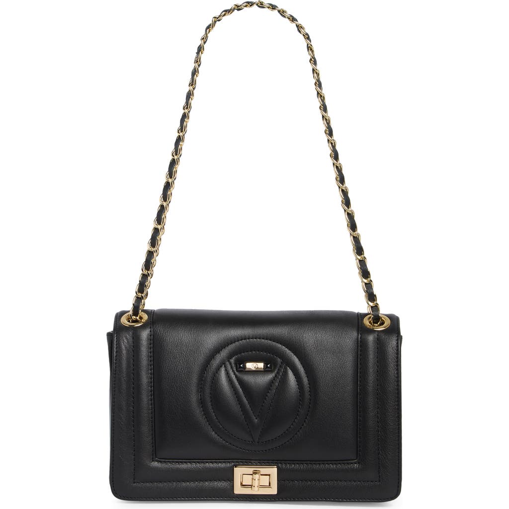 Valentino By Mario Valentino Alice Signature Shoulder Bag In Black