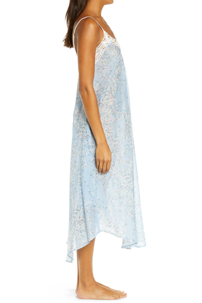 Cherry Blossom Nightgown, Alternate, color, BLUE
