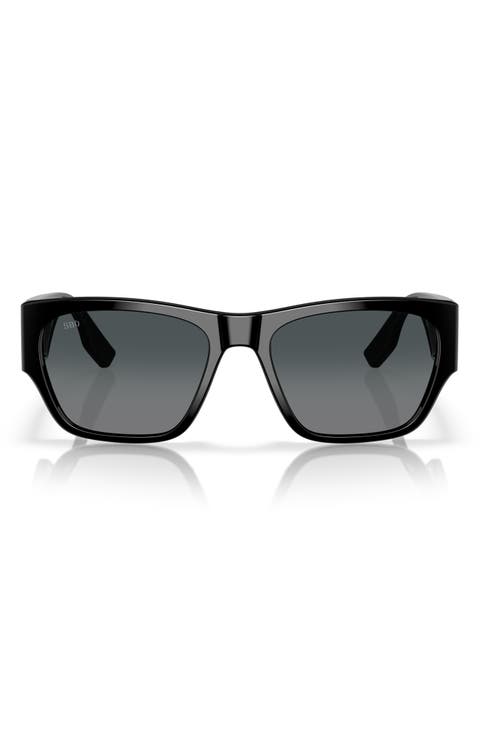 Suenos 57mm Polarized Rectangular Sunglasses