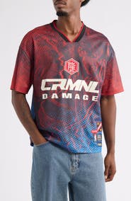 CRIMINAL DAMAGE x Street Fighter II Ryu Sports Jersey