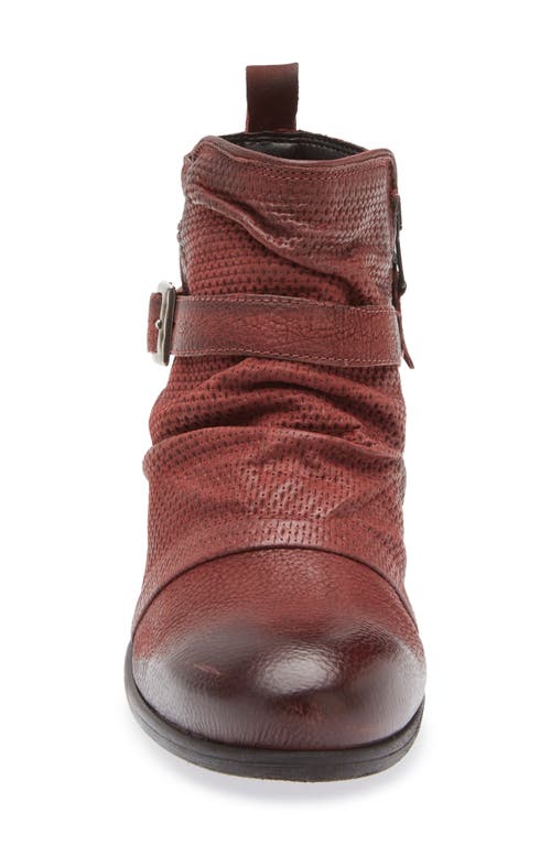 Miz Mooz Suzy Scrunch Leather Boot In Multi