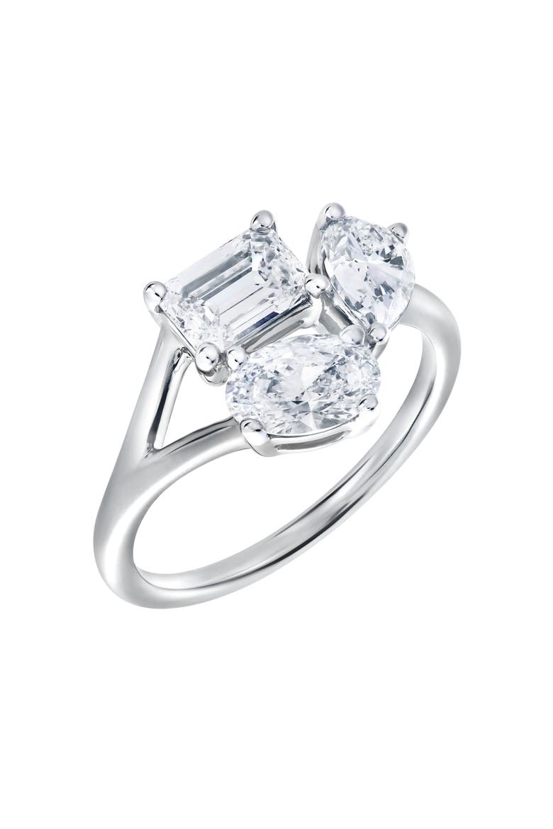 Mysaria 14K Gold Lab Grown Diamond Ring - 2 Ct, Alternate, color, 14K White Gold