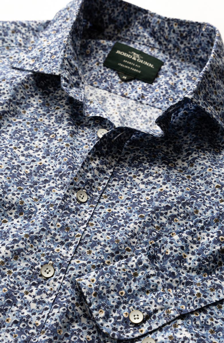Rodd & Gunn Dannevirke Floral Button-Up Shirt, Alternate, color, Lagoon