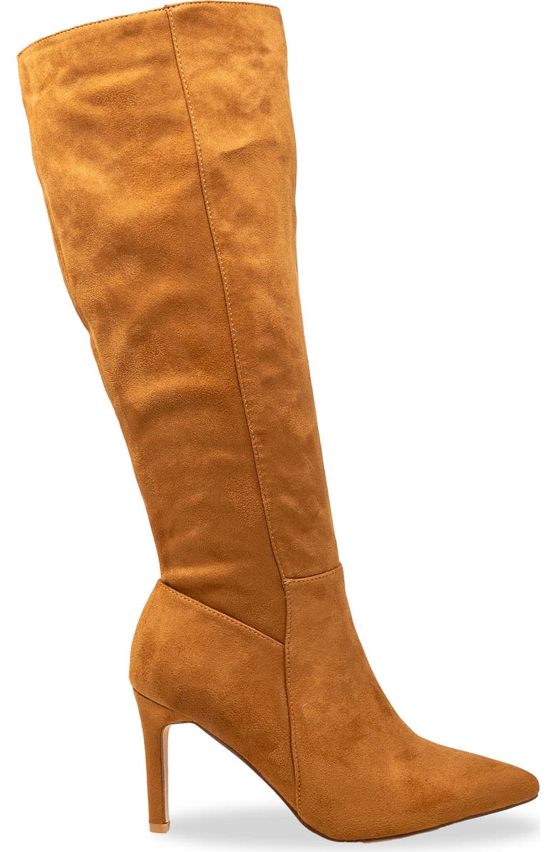 CHASE AND CHLOE Knee High Boot, Alternate, color, Tan Suede