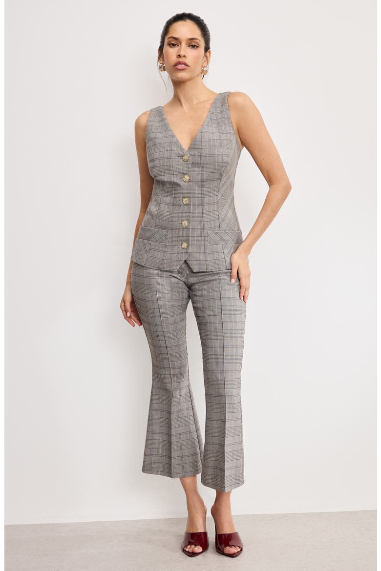 Plaid Vest, Alternate, color, GLEN PLAID001