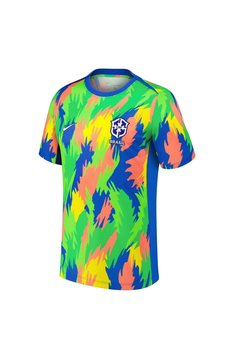 Nike Men's Nike Blue Brazil Women's National Team 2025 Academy Pro Pre-Match Performance Top, Alternate, color, Blue