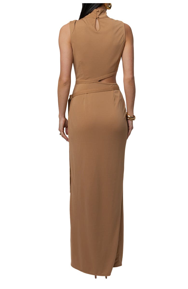 JLUXLABEL Behind The Scenes Dress, Alternate, color, Tan