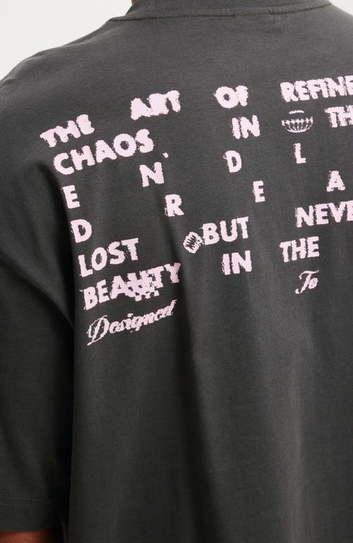 COTTON ON COTTON ON BOX FIT TEXT T-SHIRT
