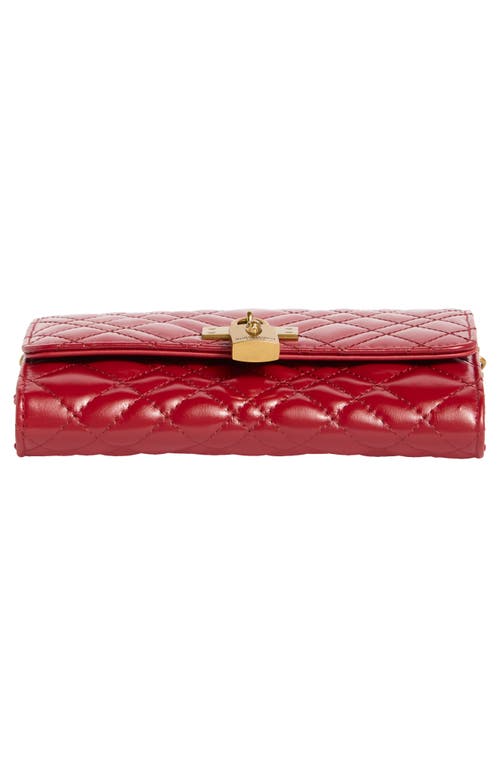 Kurt Geiger London Brixton Wallet On A Chain In Red