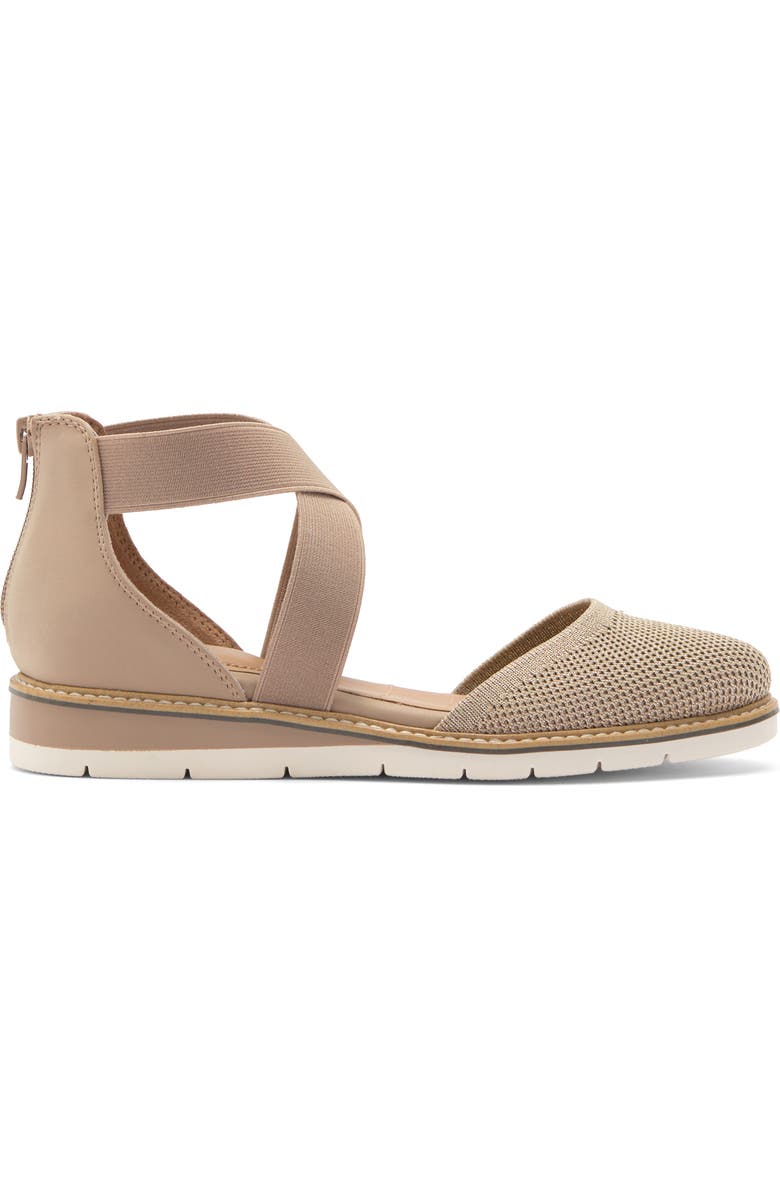 Me Too Hazy Wedge Pump, Alternate, color, Sesame Metallic