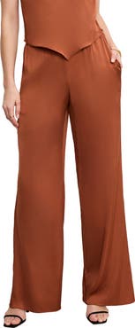 Good American Satin Pull-On Pants