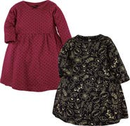 Hudson Baby Two Pack of Long-Sleeve Dress