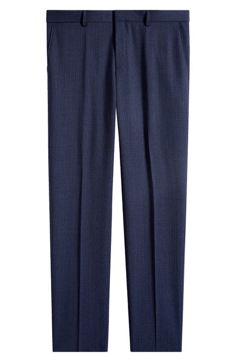 Genius Slim Fit Virgin Wool Dress Pants