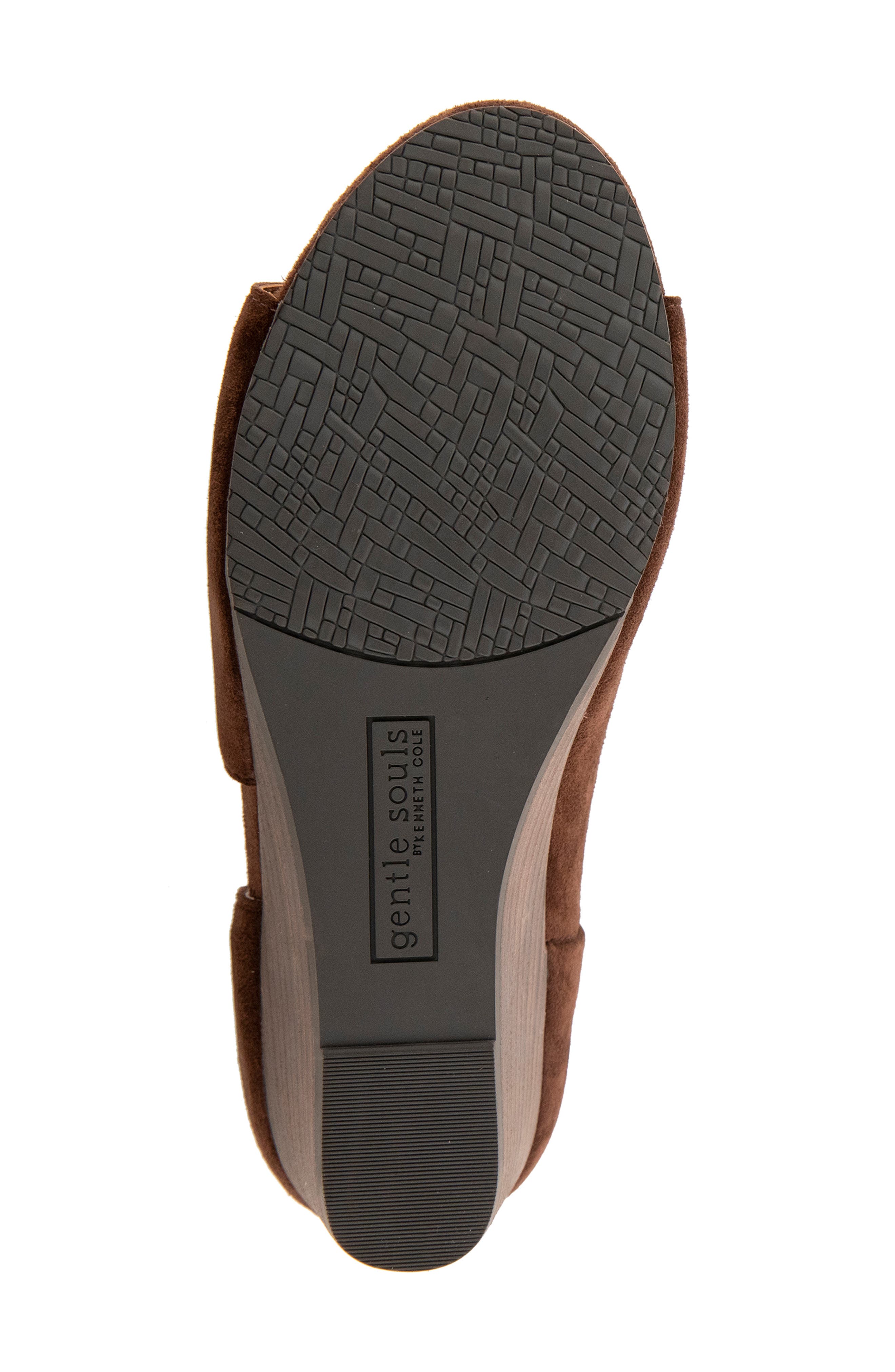 Talerie Perforated Wedge Sandal, Alternate, color, MUSTANG SUEDE