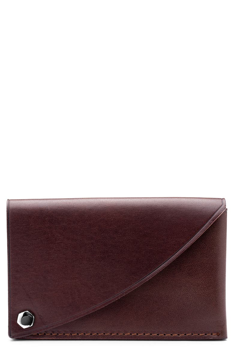 Bosca Italo Leather Flipper Card Case, Main, color, 