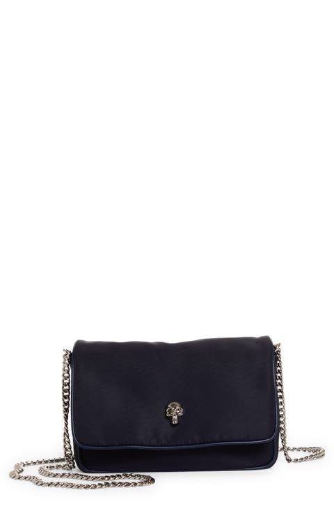 Alexander McQueen Small Skull Faille Shoulder Bag