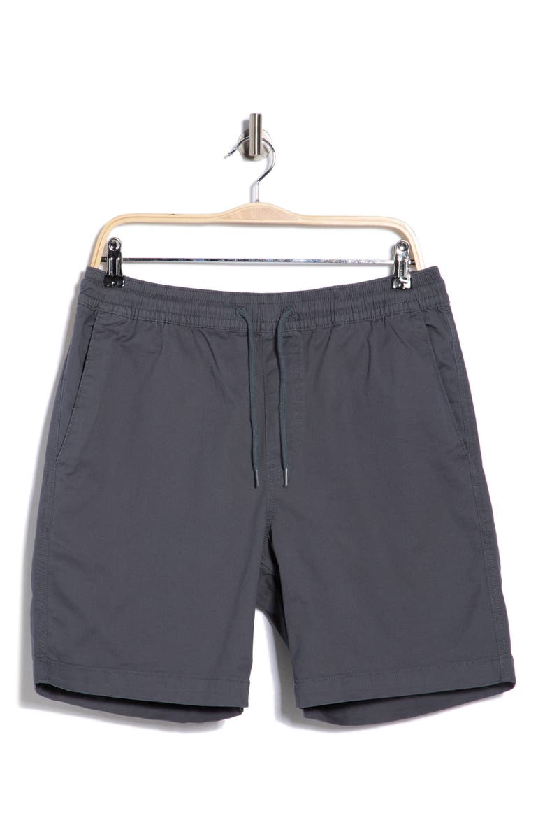 Road Trip Stretch Cotton Shorts, Alternate, color, DARK SLATE