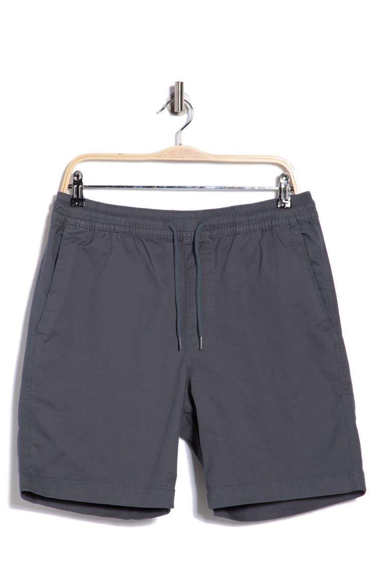 Volcom Road Trip Stretch Cotton Shorts, Alternate, color, Dark Slate