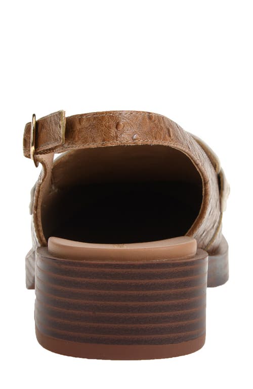 Chinese Laundry Paiinted Slingback Loafer In Bone/camel