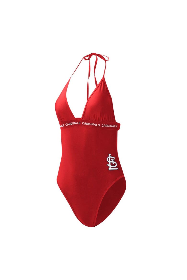 Women's G-III 4Her by Carl Banks Red St. Louis Cardinals Full Count One-Piece Swimsuit, Alternate, color, Red