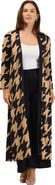24seven Comfort Apparel Essential Womens Open Front Soft Stretch Long Cardigan