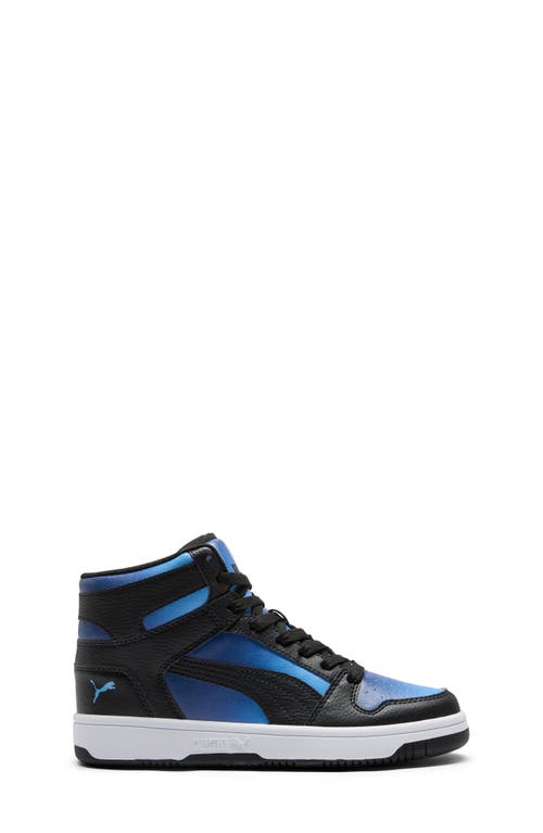 Puma Kids' Rebound Layup High Top Sneaker In Black