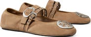 Tory Burch Reva Punk Travel Ballet Flat