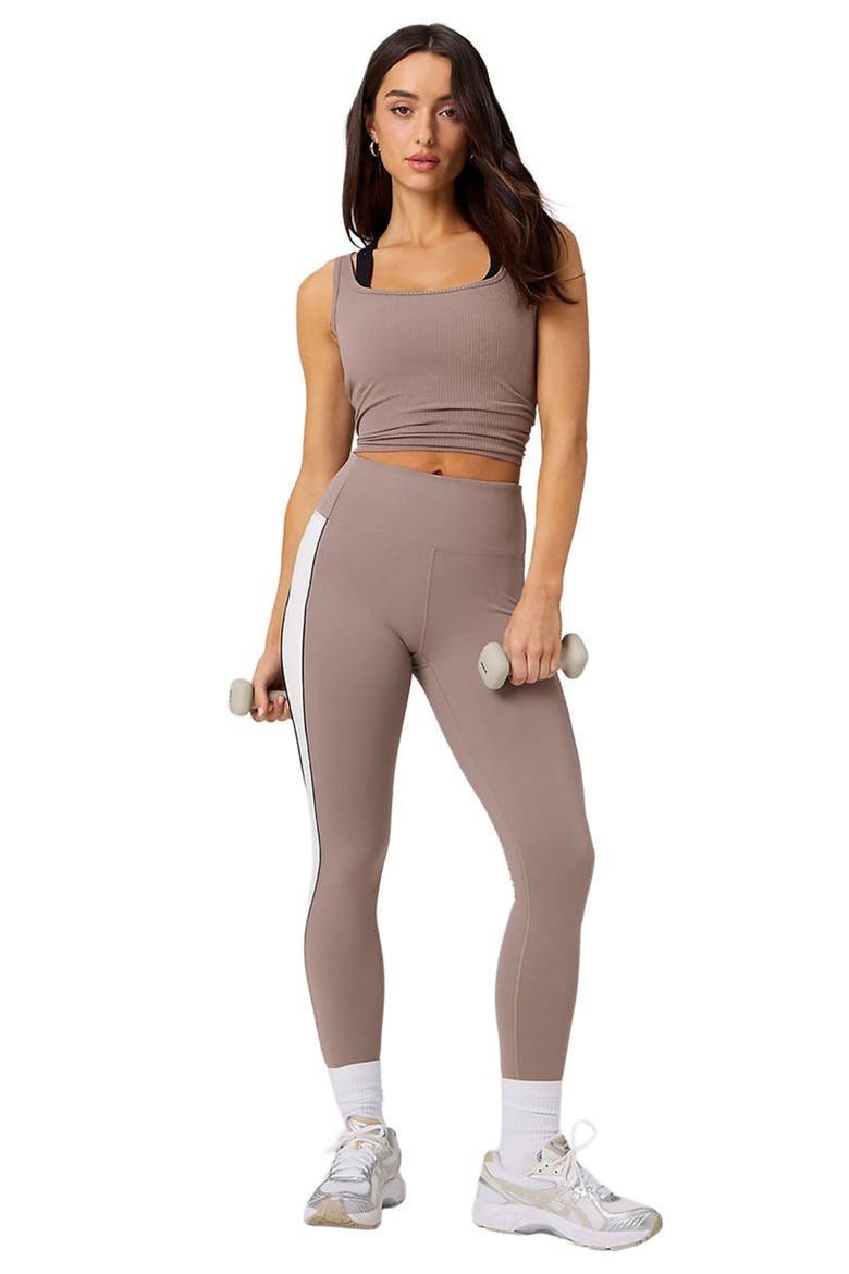 Women's Modal Rib Cropped Tank, Alternate, color, Desert Shadows