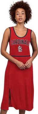 G-III 4HER BY CARL BANKS Women's G-III 4Her by Carl Banks Red St. Louis Cardinals Center Field Maxi Dress