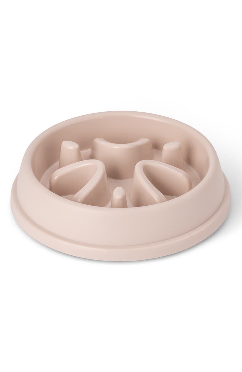 Core Home Slow Feeder Pet Food Bowl, Alternate, color, Light Mocha