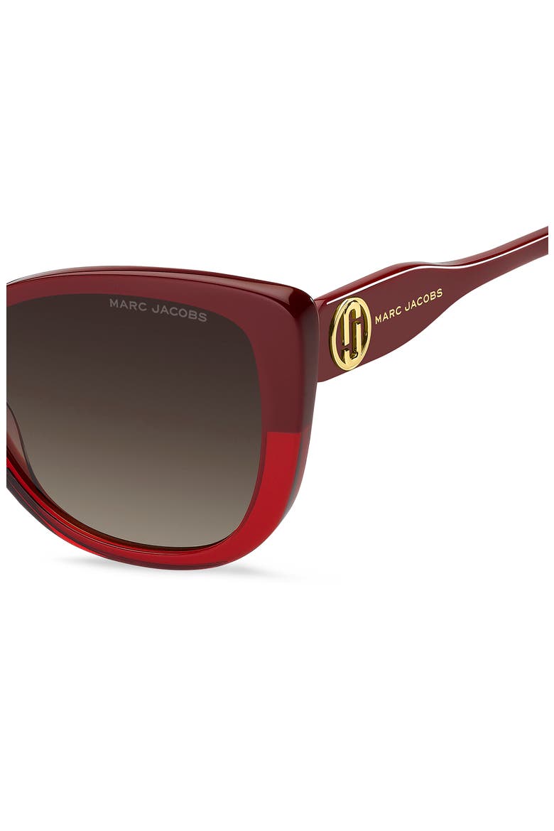 55mm Gradient Cat Eye Sunglasses, Alternate, color, 0LHF-HA