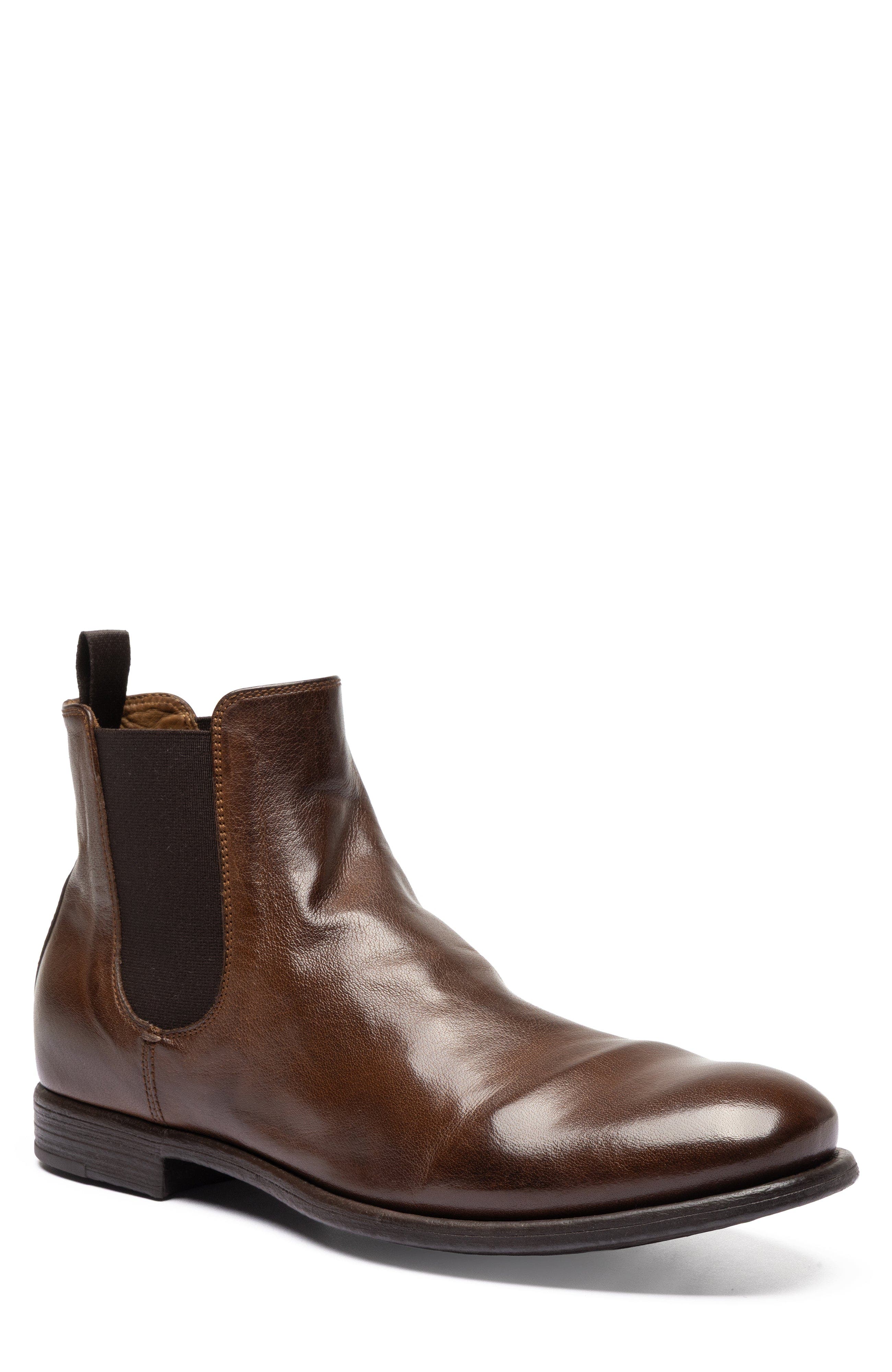 Officine Creative Chronicle 123 Chelsea Boots, Main, color, Brown