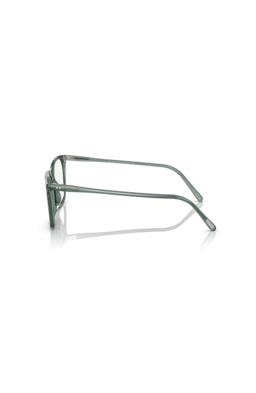 Oliver Peoples 50mm Square Optical Glasses In Green