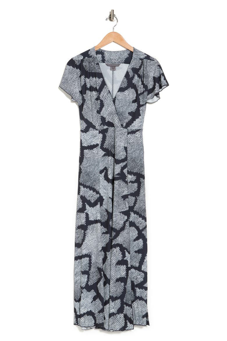 Remy Wrap Dress, Alternate, color, UTILITY BLUE/SUM WHT