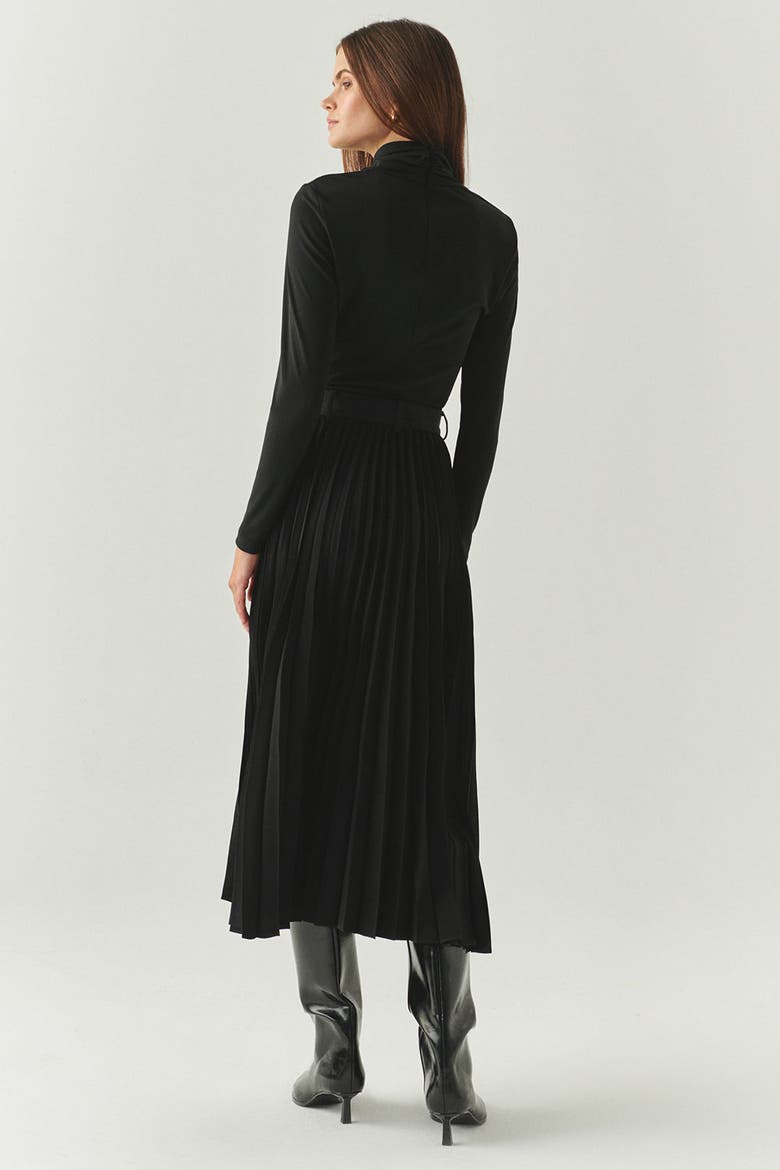 Florence Midi Skirt, Alternate, color, BLACK
