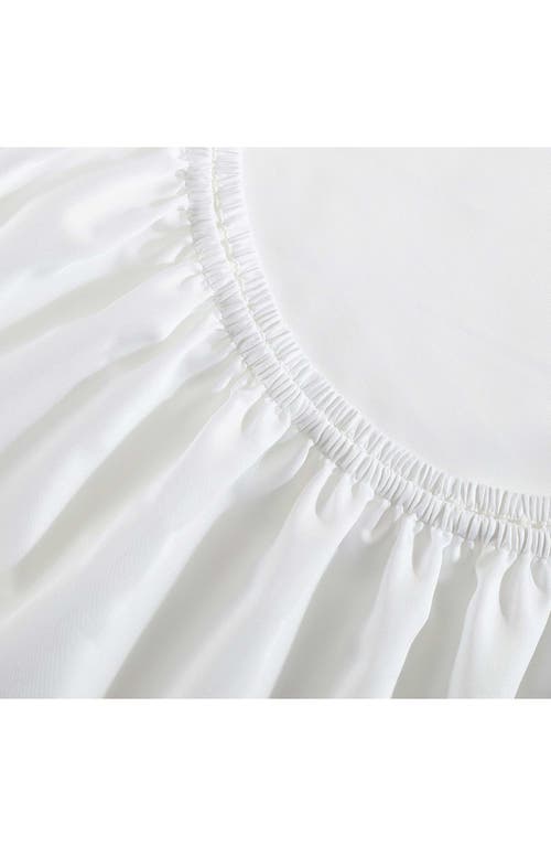 Calvin Klein Rekoop Sateen Sheet Set In White